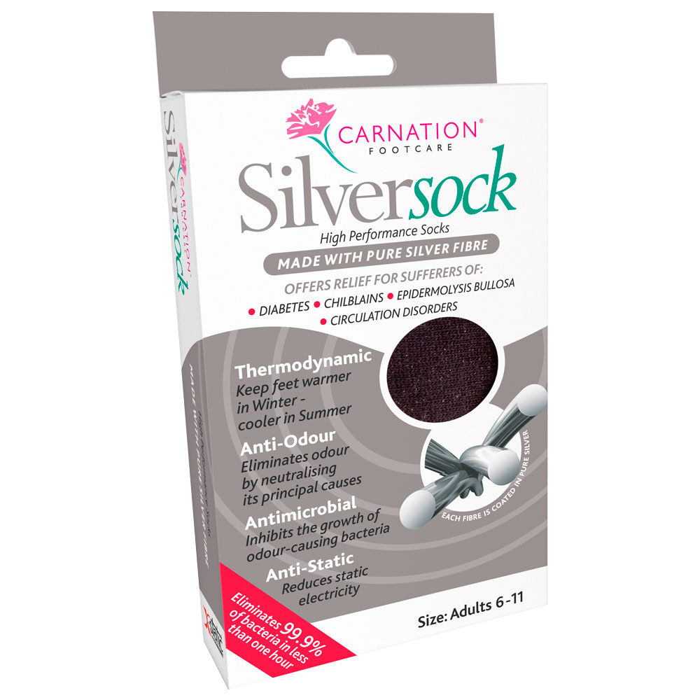 Carnation Silversock packaging