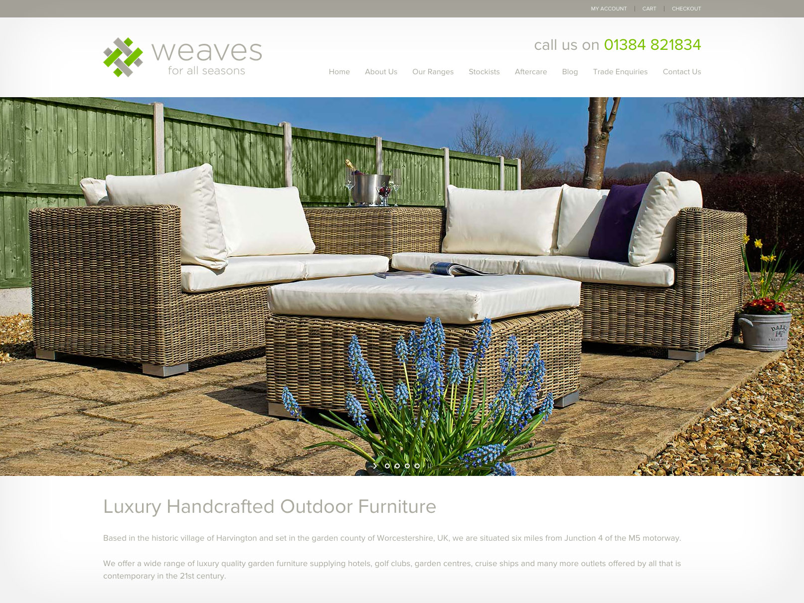 Website design Worcestershire - Weaves Furniture