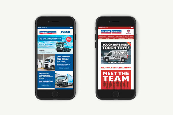 Guest IVECO and Fiat Email Newsletters